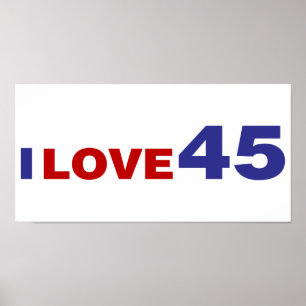 I Love 45 Poster