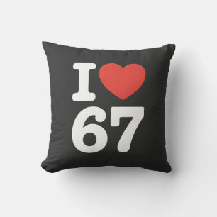 I Love 67 Cushion