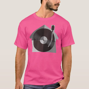 I Love 80S Edm House Music Dance Club Dj Turntable T-Shirt