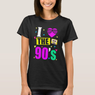 I Love 90's 90s Retro Themed Party T-Shirt