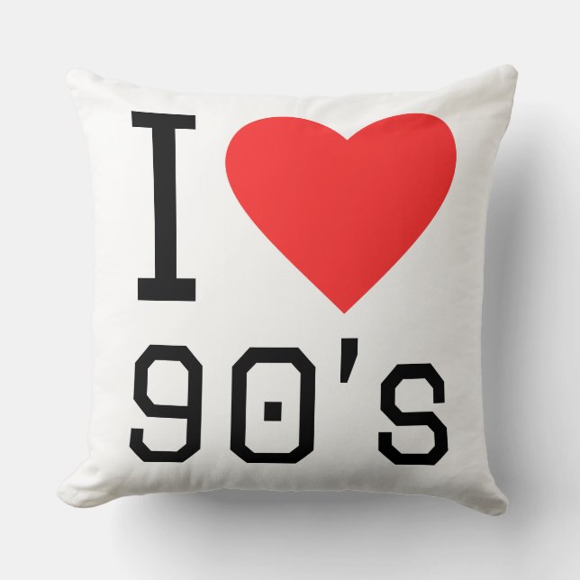 I love 90s cushion (Front)
