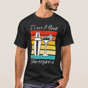 I Love A Good Threesome Mens Womens Meme  Adult Hu T-Shirt