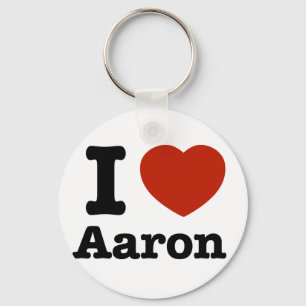 I love Aaron Key Ring