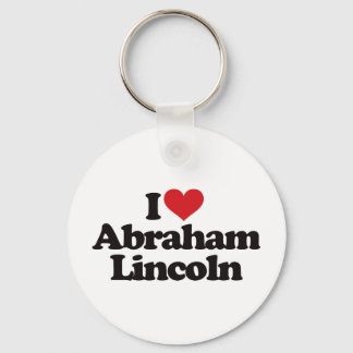 I Love Abraham Lincoln Key Ring