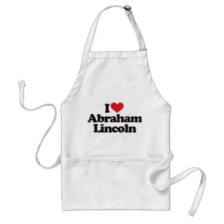 I Love Abraham Lincoln Standard Apron