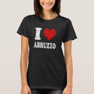 I Love Abruzzo Italy Vintage T-Shirt