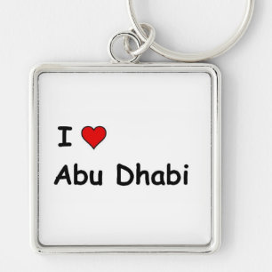 I Love Abu Dhabi Key Ring