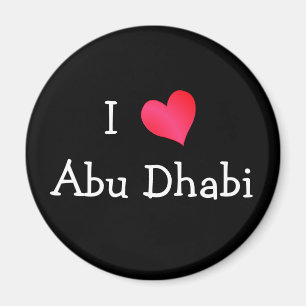 I Love Abu Dhabi Magnet