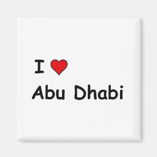 I Love Abu Dhabi Magnet