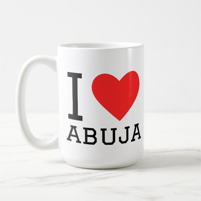I love abuja coffee mug (Left)