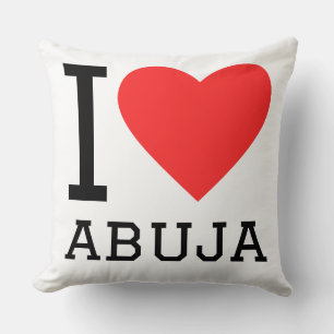 I love abuja cushion