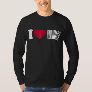 I Love Accordion T-Shirt