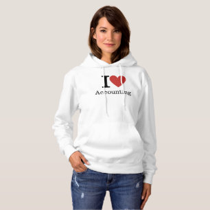 I ❤️ Love Accounting HOODIE - Accounting Dept.
