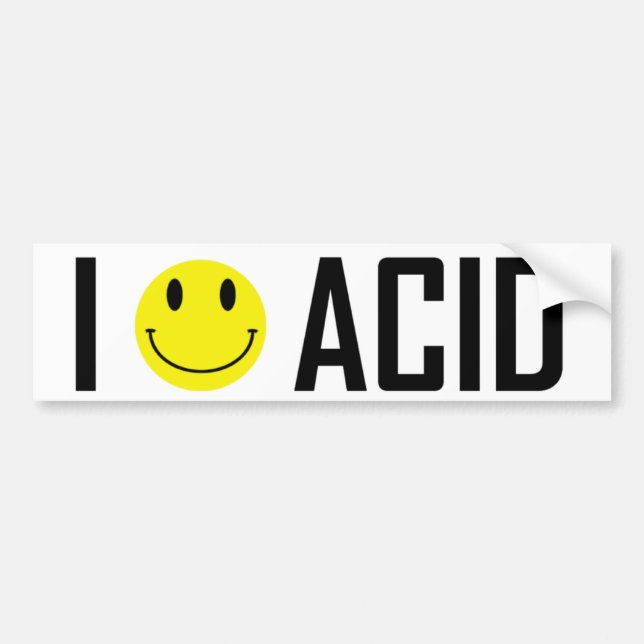 I Love Acid Sticker 2 (Front)