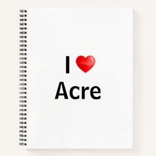 I love Acre Notebook