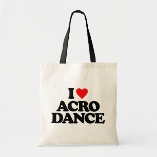 I LOVE ACRO DANCE TOTE BAG