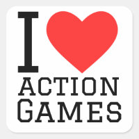 I love action games