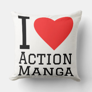 I love action manga  cushion