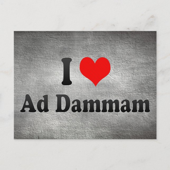 I Love Ad Dammam, Saudi Arabia Postcard (Front)