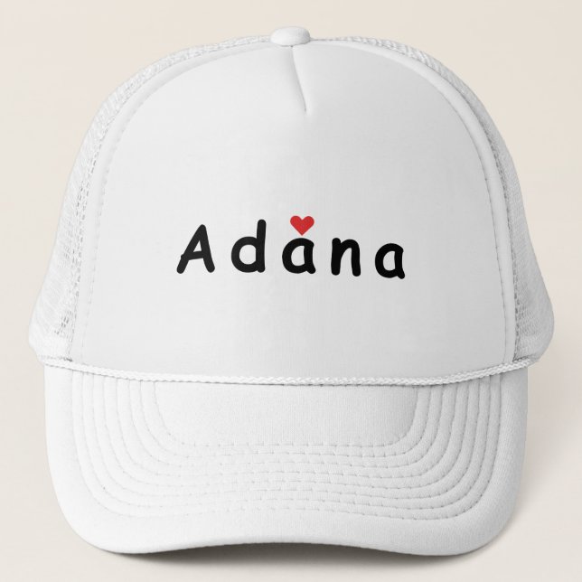 I love Adana Trucker Hat (Front)