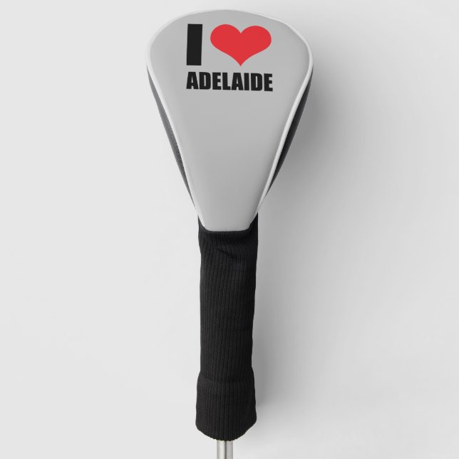 I love Adelaide Golf Head Cover (Front)