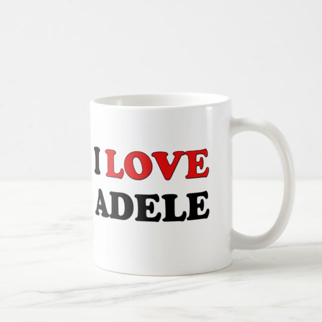 I Love Adele Coffee Mug (Right)