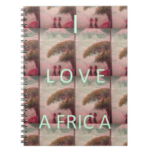 I Love Africa Hakuna Matata Kilimanjaro Mountain A Notebook