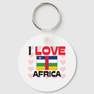 I Love Africa Key Ring