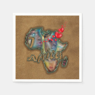 I love Africa Napkin