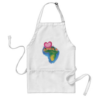 I Love Africa Standard Apron