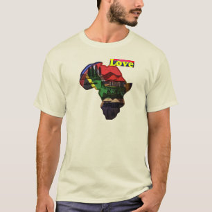 I Love Africa Tee print Design