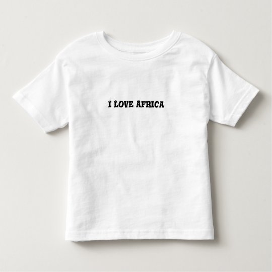 I love Africa toddler t-shirt