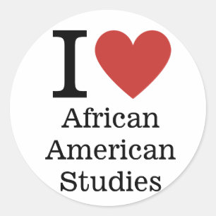I ❤️ Love African American Studies STICKER