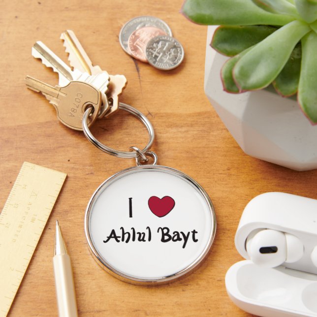 I love Ahlul Bayt Key Ring (Desk)