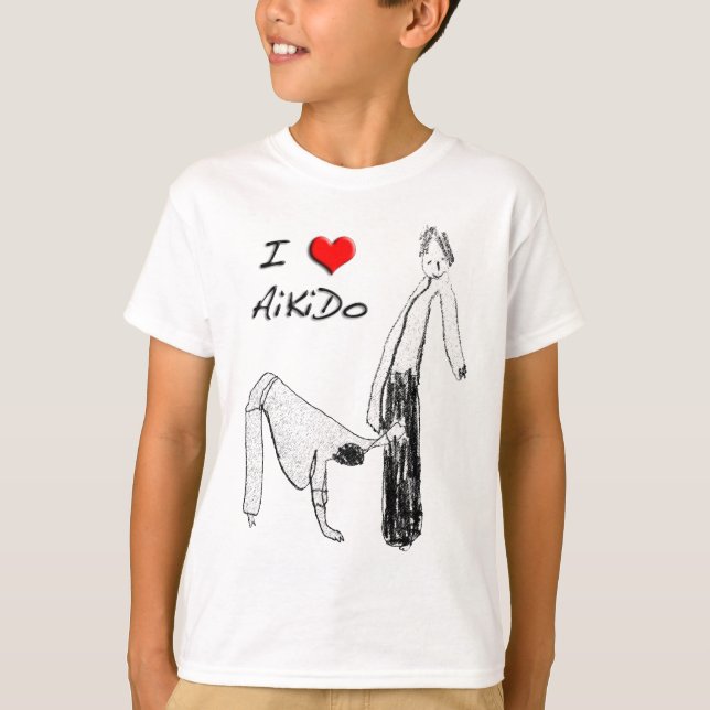 I love Aikido - Sankyo T-Shirt (Front)