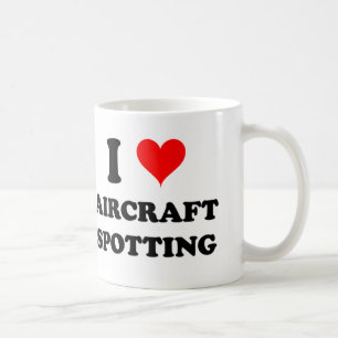 I Love Aircraft Spotting Coffee Mug