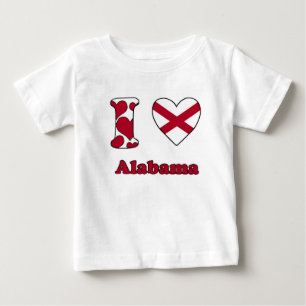I love Alabama Baby T-Shirt