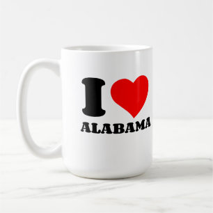 I LOVE ALABAMA COFFEE MUG