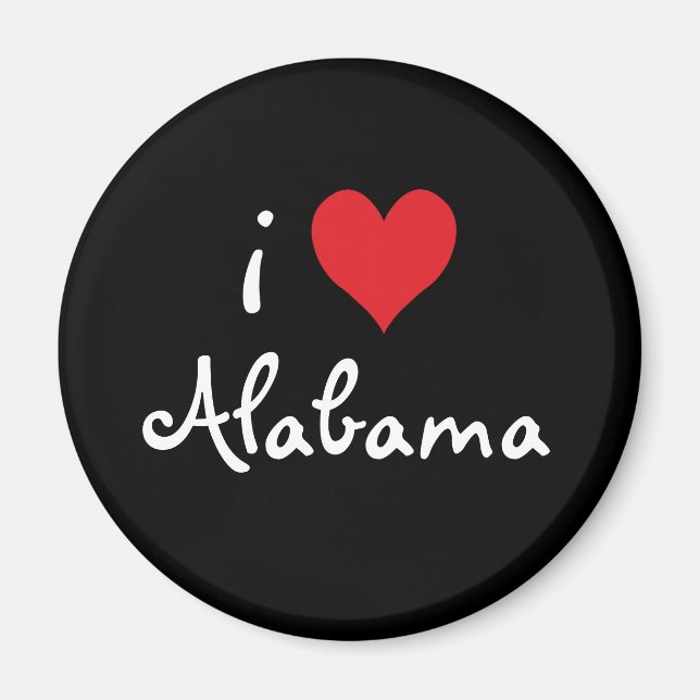 I Love Alabama Magnet (Front)