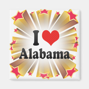 I Love Alabama Magnet