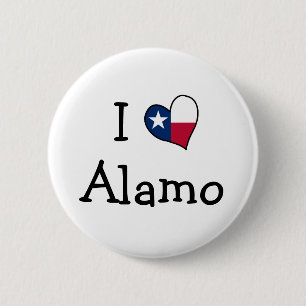 I Love Alamo 6 Cm Round Badge