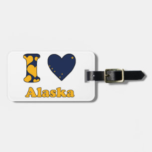 I love Alaska Luggage Tag