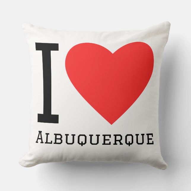 I love Albuquerque  Cushion (Front)