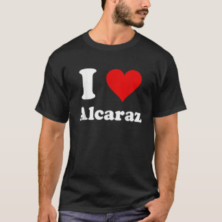 I Love Alcaraz Funny Apparel T-Shirt