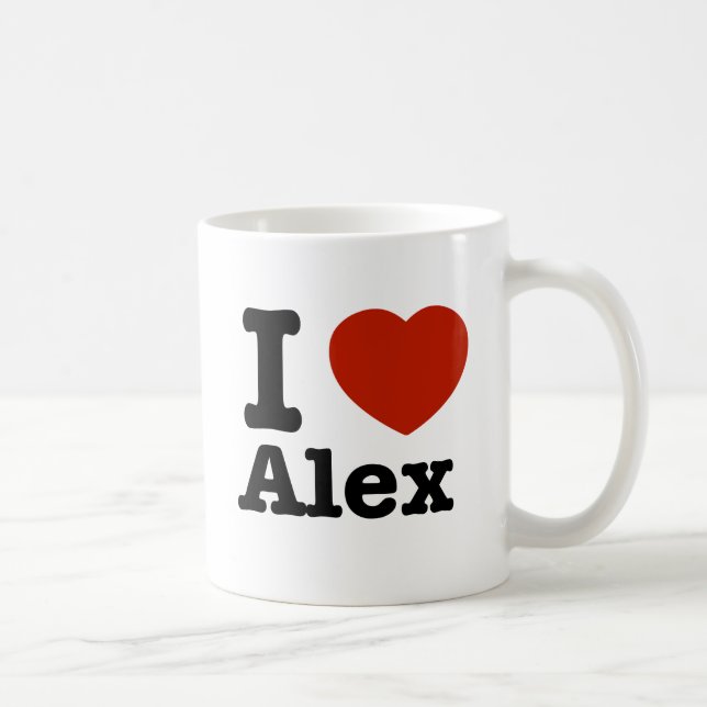 I love Alex Coffee Mug (Right)