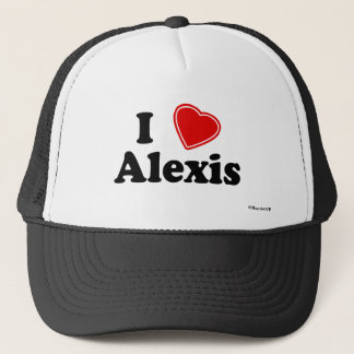 I Love Alexis Trucker Hat