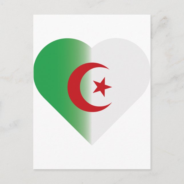 I Love Algeria Postcard (Front)