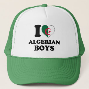 I love Algerian Boys Trucker Hat