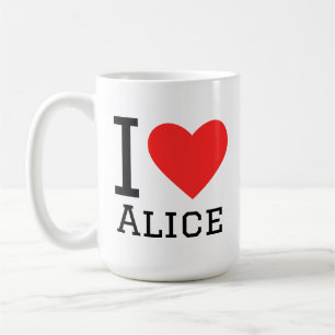 I love alice coffee mug