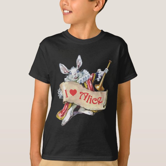 I LOVE ALICE IN WONDERLAND T-Shirt (Front)